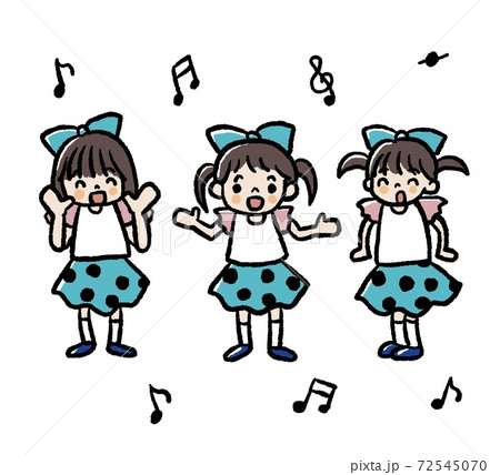 園児のお遊戯のイラスト 72545070