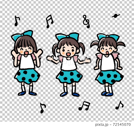 園児のお遊戯のイラスト 72545070