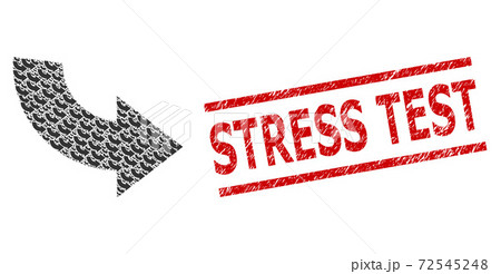 Rotate Ccw Recursion Collage of Rotate Ccw Icons and Textured Stress Test Seal 72545248