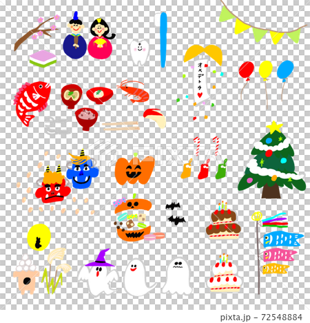 手描きのイベントカット 手描きのイベントカット 72548884