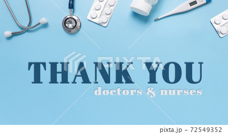International Thank You day. Medical flatly. Text. 72549352