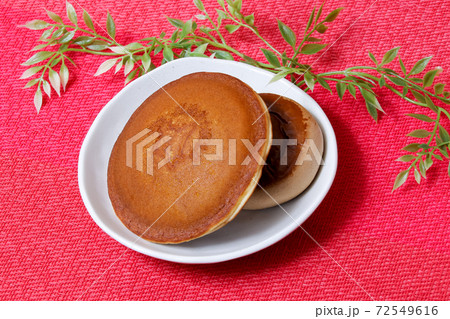 和菓子、どら焼き、あんこ、まんじゅう、お茶菓子、饅頭、和、日本、生菓子 72549616