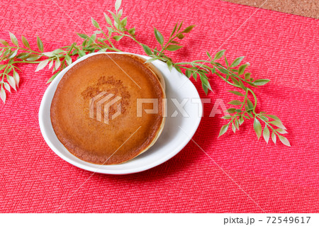 和菓子、どら焼き、あんこ、まんじゅう、お茶菓子、饅頭、和、日本、生菓子 72549617