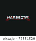 Modern logotype for gym or fitness with dumbell in negative space 72551529