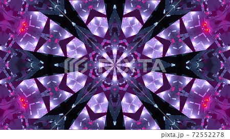 Red glowing star kalaidoscope 3d illustration design background wallpaper artwork 72552278
