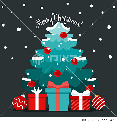 Christmas tree and decorative festive object. Merry Christmas and happy new year.  Christmas tree and decorative festive object. Merry Christmas and happy new year.  72554107