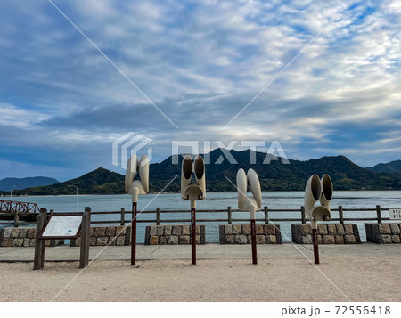 うさ耳のオブジェ(大久野島) うさ耳のオブジェ(大久野島) 72556418