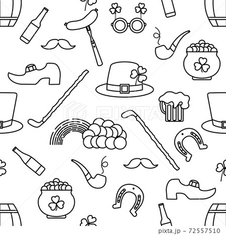 Vector Pattern St. Patrick's Day Ireland Irish 72557510