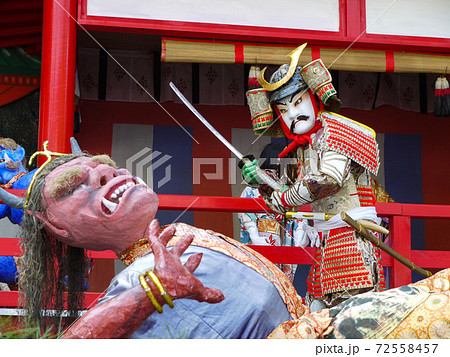 安曇野穂高神社　人形大飾り 72558457