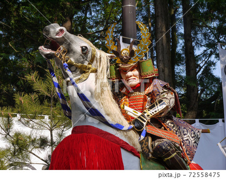 安曇野穂高神社　人形大飾り 72558475