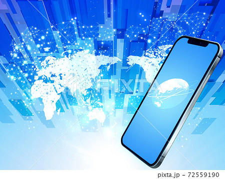 スマートフォン（ネットワーク） 72559190