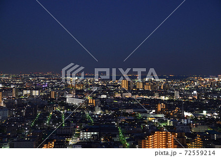 タワーホール船堀から見た千葉方面の夜景 72559214