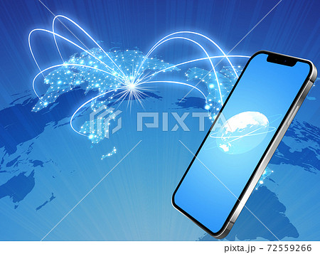 スマートフォン(ネットワーク) スマートフォン(ネットワーク) 72559266