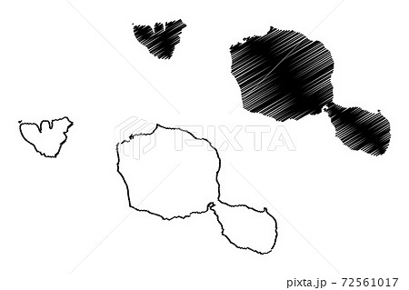 Tahiti island map vector illustration, scribble sketch Tahiti Tahiti island map vector illustration, scribble sketch Tahiti 72561017