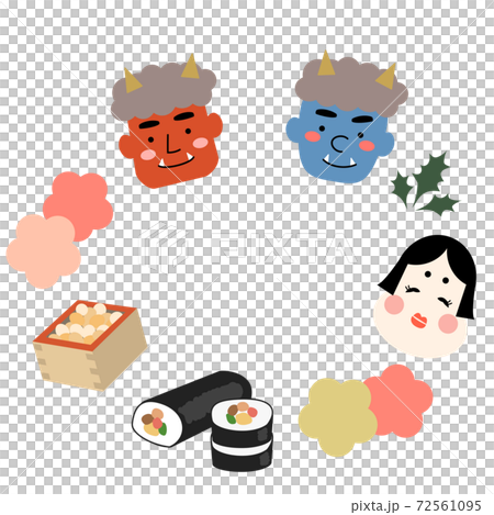 Setsubun豆播種裝飾套 72561095