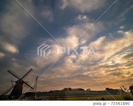 房総の夕景 72561890