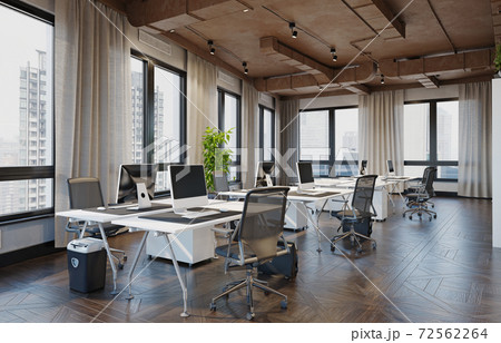 contemporary loft office 72562264