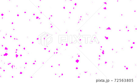 紙吹雪 ピンク パーティクル キラキラ 透過背景 別verあり のイラスト素材