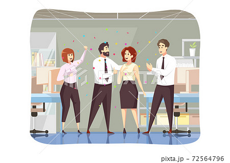 Success, business, congratulation, goal achievement concept 72564796