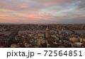 Turkey's largest city at dawn. Aerial view of Galata tower in Istanbul, Turkie. European part of the city. 72564851