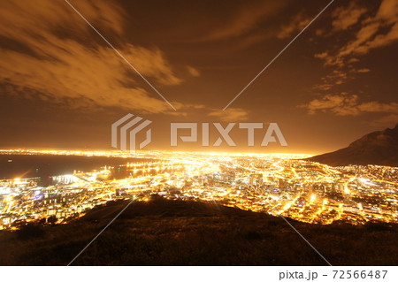 ケープタウン 夜景 ケープタウン 夜景 72566487