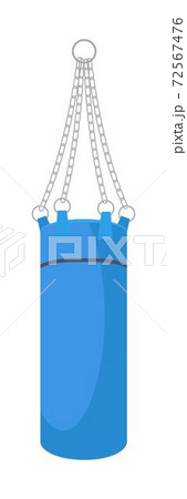 Vector punching bag isolated on white background Vector punching bag isolated on white background 72567476