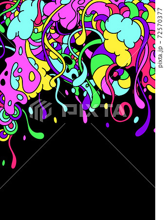 Background with slime and tentacles. 72570377