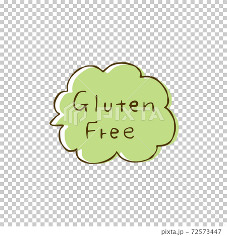 [Gluten-free] Simple hand-painted icon (speech balloon / color) 72573447