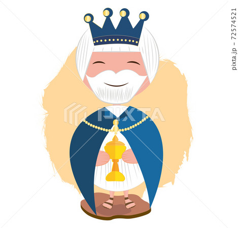 Cartoon of a magi king Cartoon of a magi king 72574521
