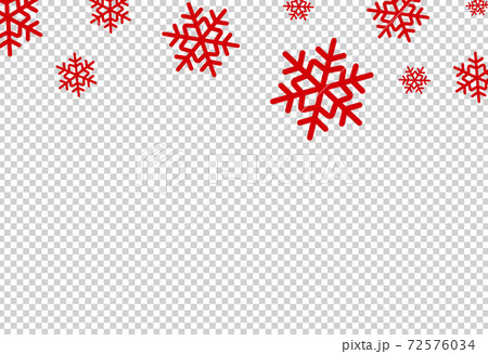 Red flat snowflakes falling from top ,Christmas decoration isolated on png or transparent background, space for text, sale banner template , New Year, Birthdays, illustration vector Red flat snowflakes falling from top ,Christmas decoration isolated on png or transparent background, space for text, sale banner template , New Year, Birthdays, illustration vector 72576034