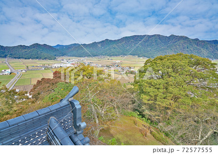 【越前大野城より大野市内を一望】 福井県大野市城町 72577555