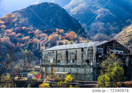 足尾の秋と精錬所 足尾の秋と精錬所 72580978