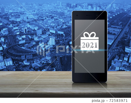 Business happy new year 2021 shop online concept Business happy new year 2021 shop online concept 72583971