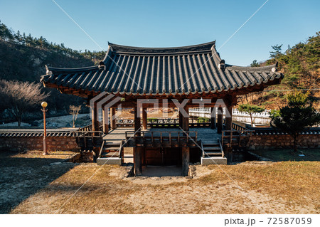 Binggye Seowon at Binggye Valley County Park in Uiseong, Korea 72587059