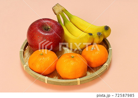 果物(みかん、りんご、バナナ) 果物(みかん、りんご、バナナ) 72587985