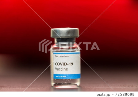 Vaccine for virus in small bottles 72589099