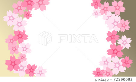 桜　金枠　フレーム 72590092