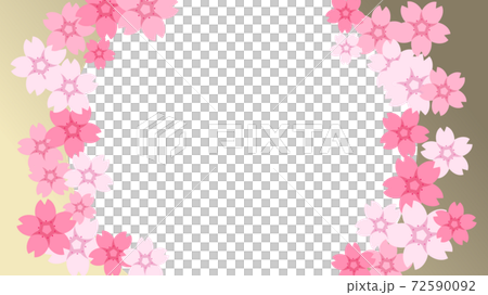 桜　金枠　フレーム 72590092