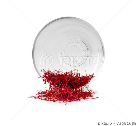 saffron threads an isolated on white background saffron threads an isolated on white background 72591688