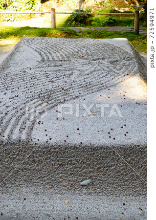 京都 法然院の白砂壇 京都 法然院の白砂壇 72594971