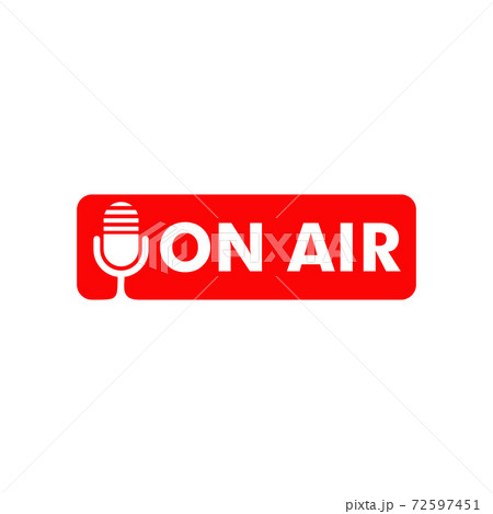 On air radio logo design template - Stock Illustration [72597452] - PIXTA