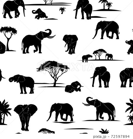 elephant, figure, vector, pattern, drawing, figures elephant, figure, vector, pattern, drawing, figures 72597894