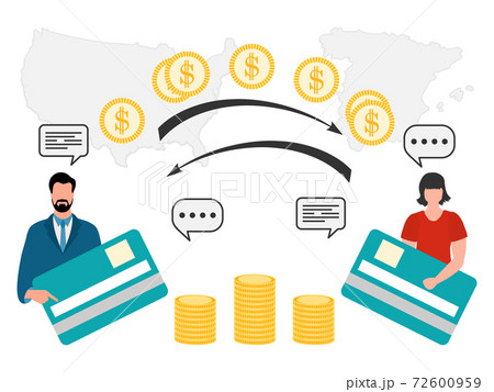 Online Banking Mobile Money Transfer People Map Online Banking Mobile Money Transfer People Map 72600959