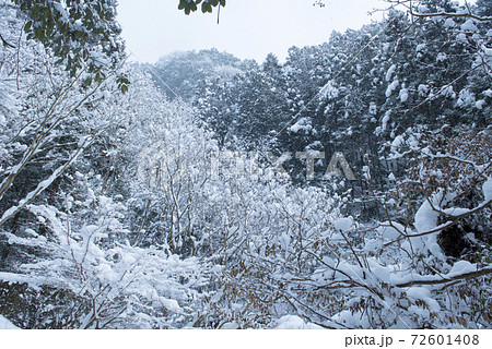 雪彦山 冬の景色 兵庫県姫路市 の写真素材
