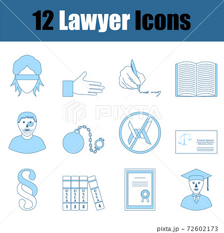 Lawyer Icon Set Lawyer Icon Set 72602173