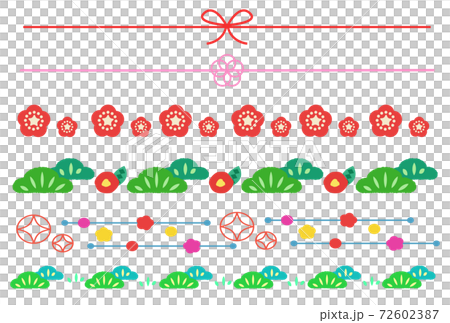 Flower and Japanese style icon illustration set - Stock Illustration ...