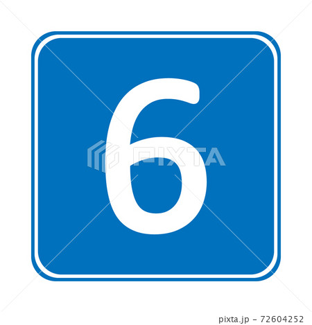 Number six button. 72604252