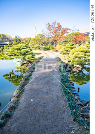 東京都江東区清澄庭園大泉水 東京都江東区清澄庭園大泉水 72606544