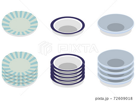 複数の和食器 72609018