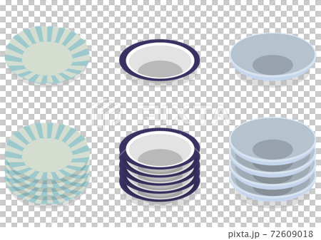 複数の和食器 72609018